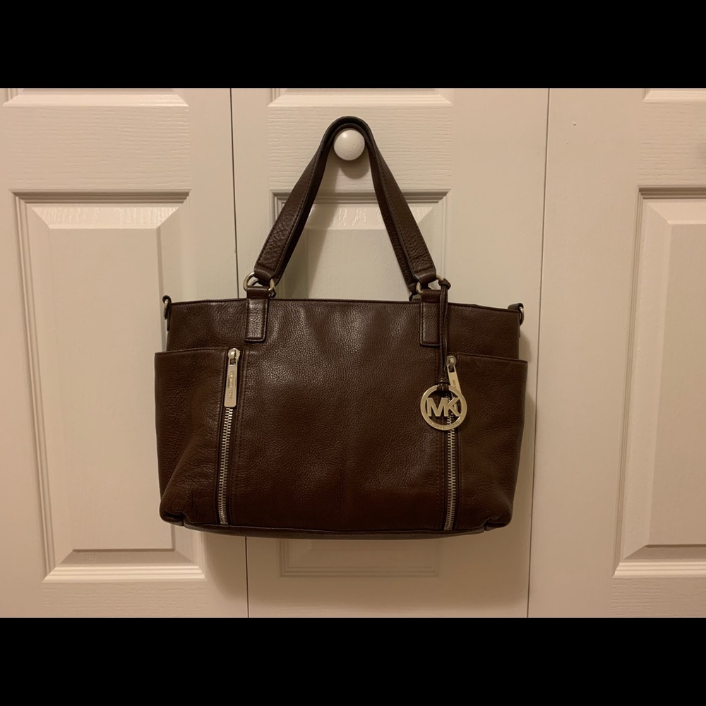 Michael Kors Brown Leather Shoulder Bag/Satchel